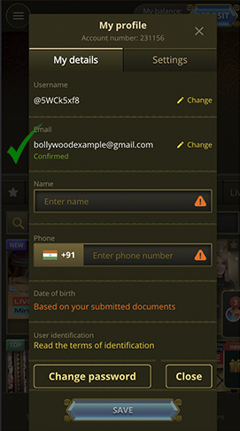 registration on Bollywood